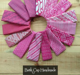 galeri lengkap kain batik cap halus motif garutan warna pink
