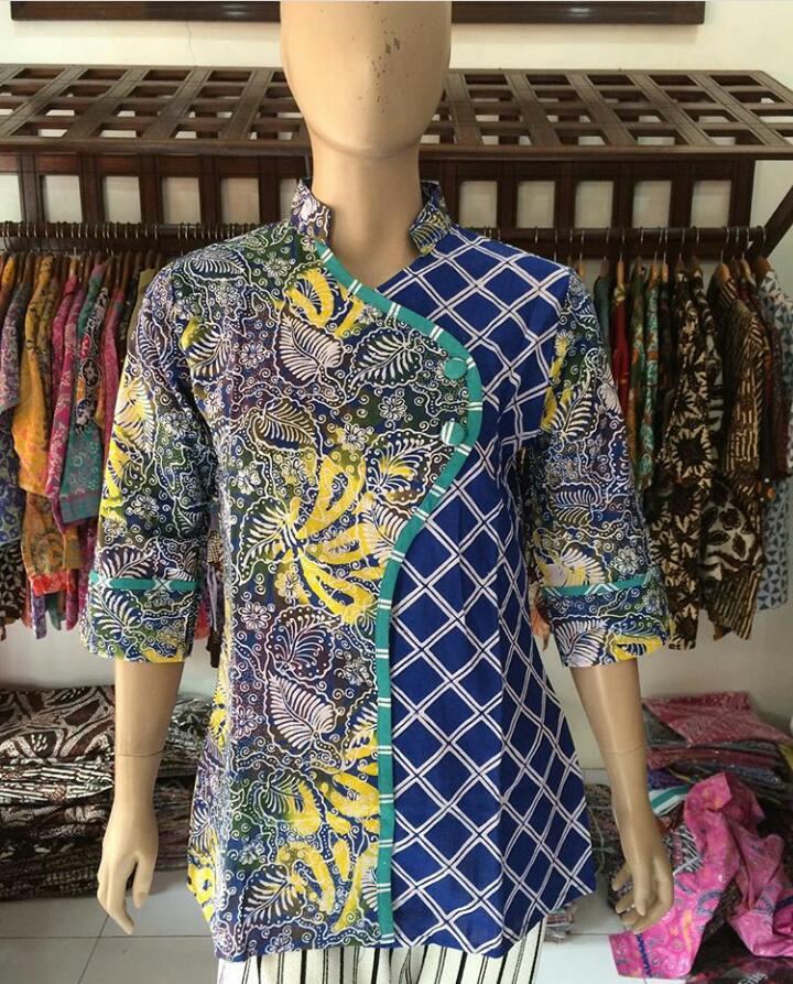 Jual Blouse Batik Wanita Terbaru